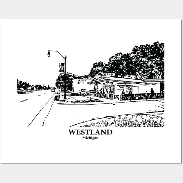 Westland - Michigan Wall Art by Lakeric